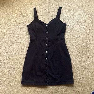 Forever 21 Button Down Denim Mini Dress (Size M)